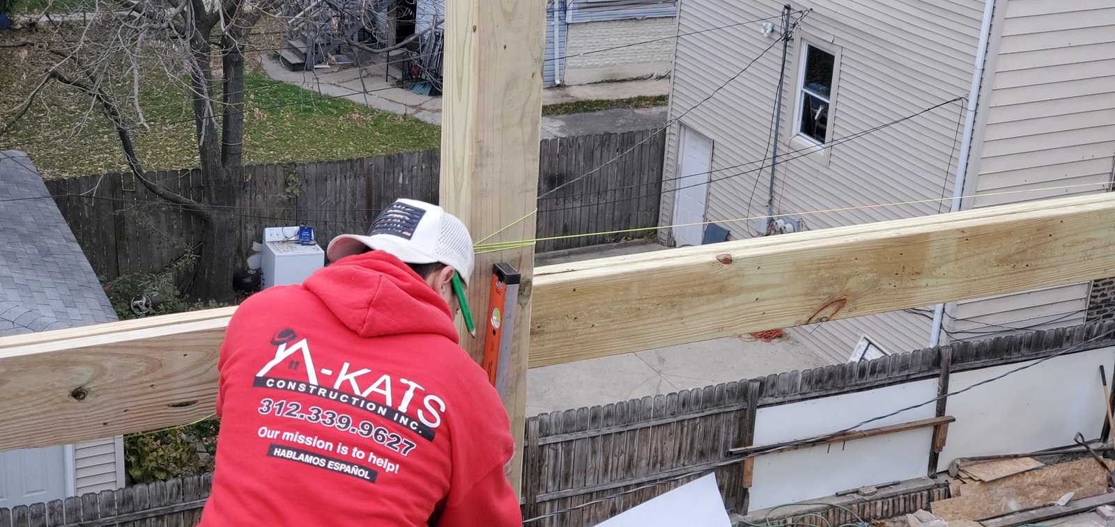 Akats Construction at work in Chicago